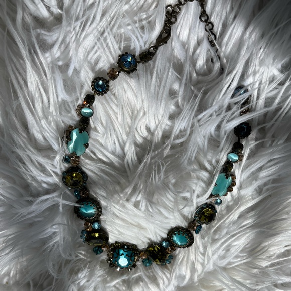 Blue and Green Statement Sorrelli Necklace - Picture 6 of 8
